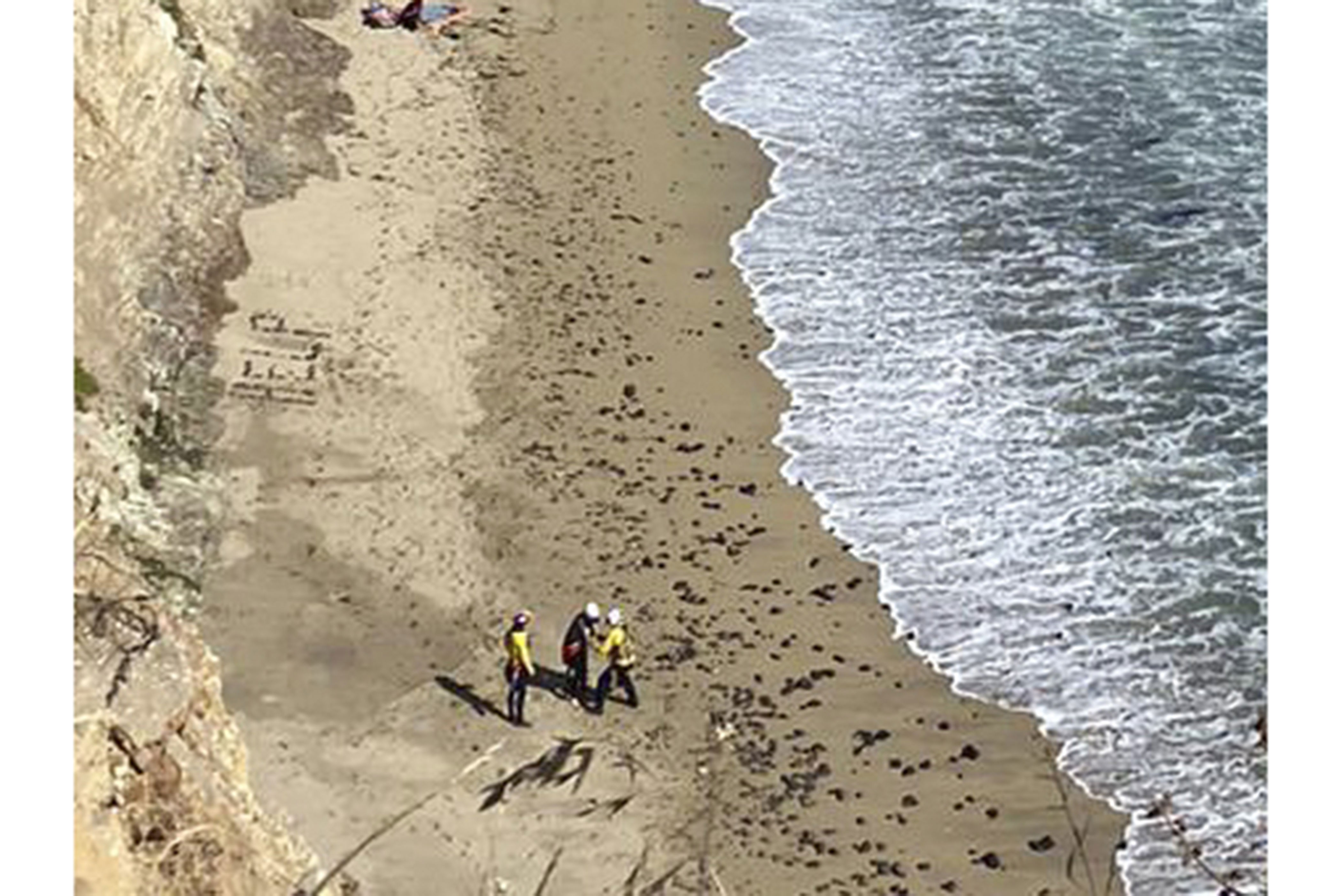 Kite Surfer Rescued From Remote US Beach After Making ‘help’ Sign With ...