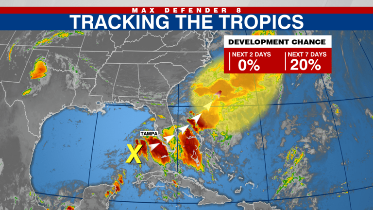 Tracking The Tropics Disturbance Forms Off Florida Gulf Coast Could It Develop 6696