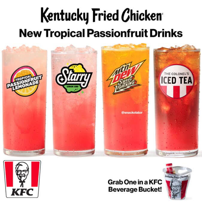 Must Try: KFC Shakes Up Summer With New Tropical Beverages