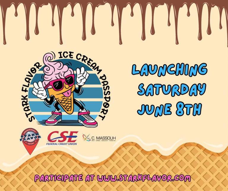 Stark Bites: Ice cream passport launches, and bar crawl set in Massillon