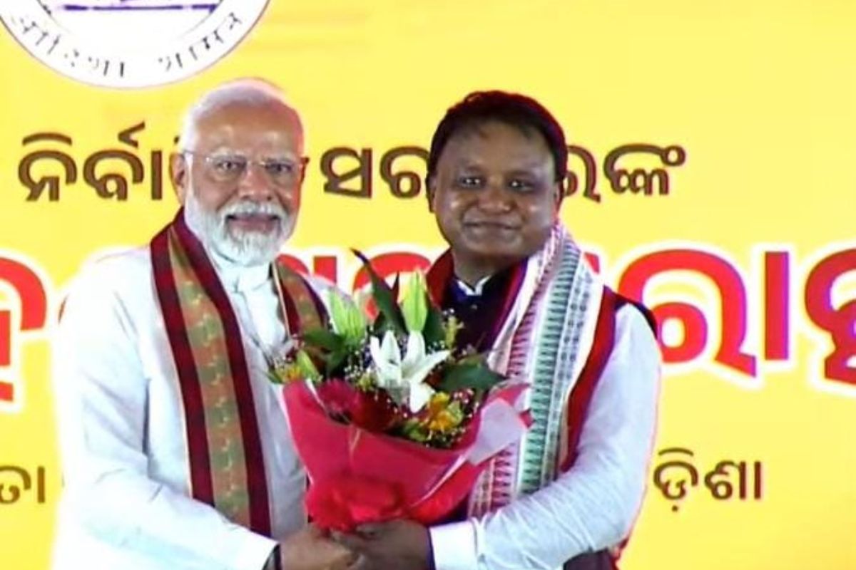 Mohan Majhi Takes Oath As Odisha CM In Presence Of PM Modi, Shah