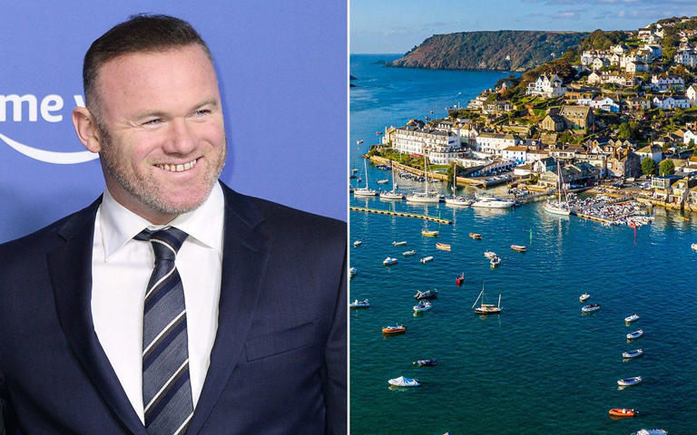 Wayne Rooney is said to be heading to Salcombe, a small town of 2,000 people where the yacht club is the social epicentre
