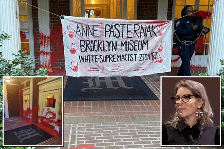 Brooklyn Museum director, Jewish board members’ homes vandalized with antisemitic graffiti: ‘Blood on your hands’