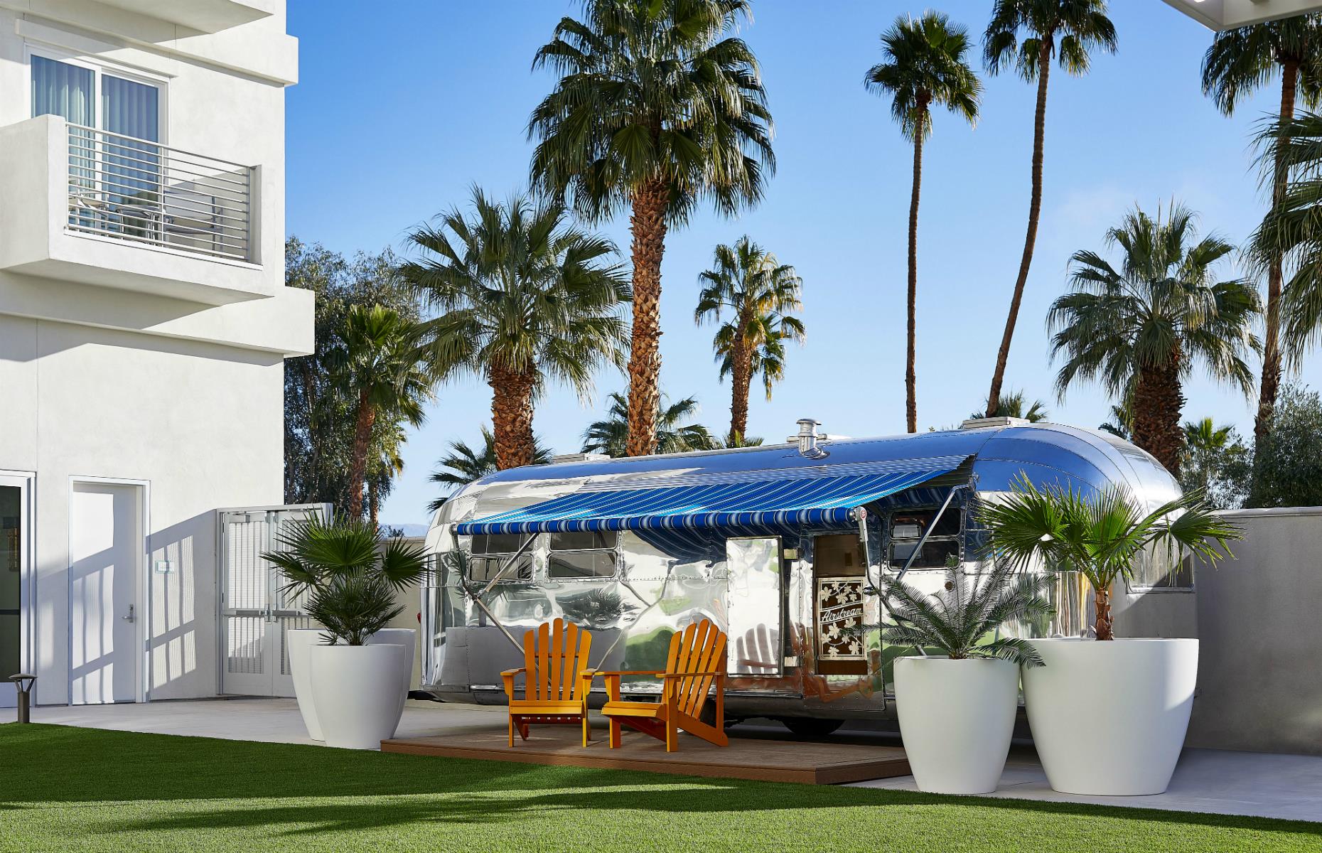 <p>Hotel Paseo, set in the heart of Palm Desert, Greater Palm Springs, is an oasis of cool. Whether you choose to relax by the pool, attend yoga classes or play golf, one thing’s for sure – the hotel’s restored 1950s Airstream trailer is the place to rest your head. It features a queen-sized bed, stainless steel kitchenette, shower and personal patio. It's guaranteed to turn heads.</p>