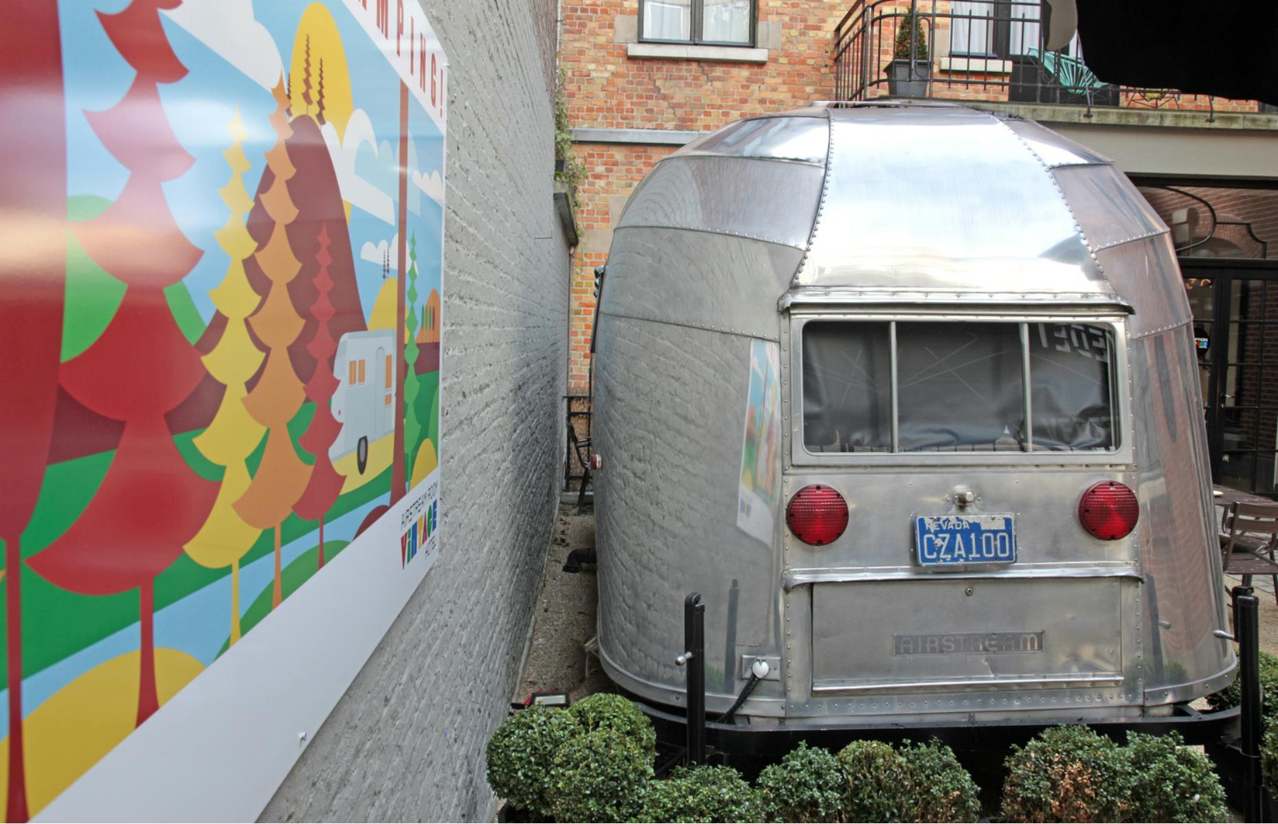 <p>In addition to a number of retro rooms and a wine bar, Vintage Hotel is also home to Brussels’ first Airstream. Parked on the hotel’s terrace, this stylish 1950s Airstream is decked out with air conditioning and a flatscreen cable TV. There’s also a bathroom, shower and separate toilet so you can experience the luxury of glamping within the heart of bustling Brussels.</p>