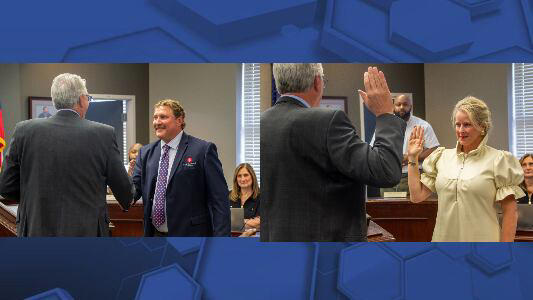 LaGrange Mayor Arrington, City Council Member Pippin Sworn into office