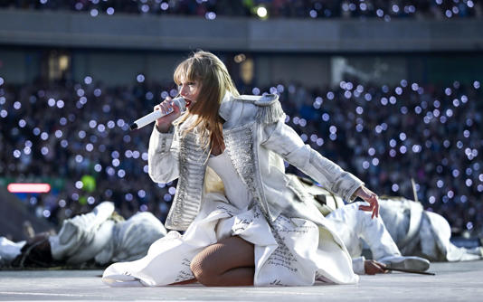 Taylor Swift performs at Scottish Gas Murrayfield Stadium - Gareth Cattermole/TAS24/Getty Images for TAS Rights Management