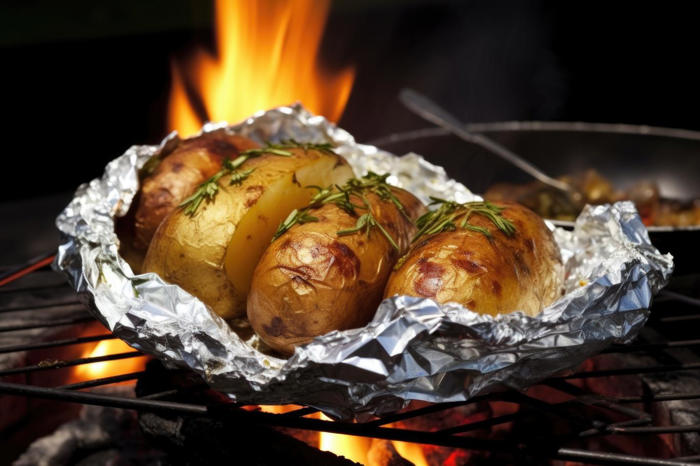 il vaut mieux éviter de cuire les pommes de terre dans de l’alu au barbecue : cette virologiste nous explique pourquoi