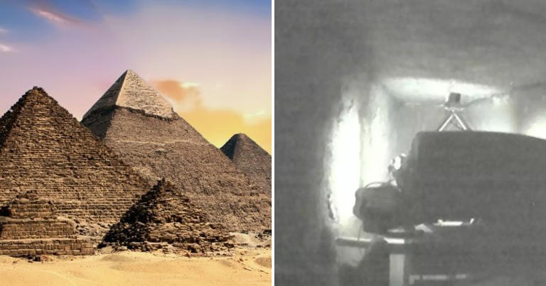  Robot captures rare footage inside Great Pyramid of Giza 