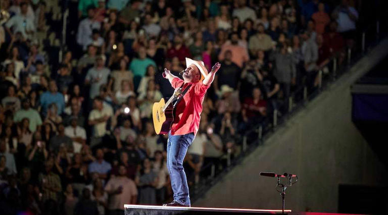 Garth Brooks performed the first concert at Protective Stadium in Birmingham, Ala., on Saturday, June 4, 2022.