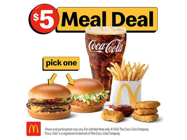 mcdonald’s new value meal gets you 4 items for $5
