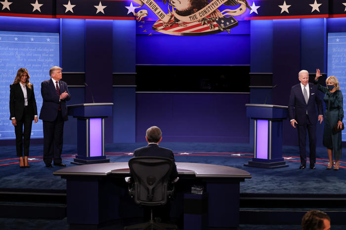 no audience? here's who will be in the room for the first presidential debate