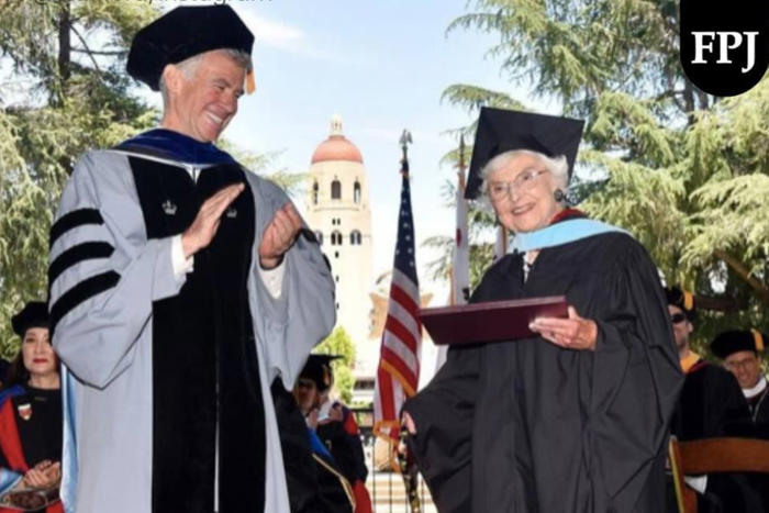 ma 105 lat, a właśnie odebrała tytuł magistra na światowej sławy uczelni. 