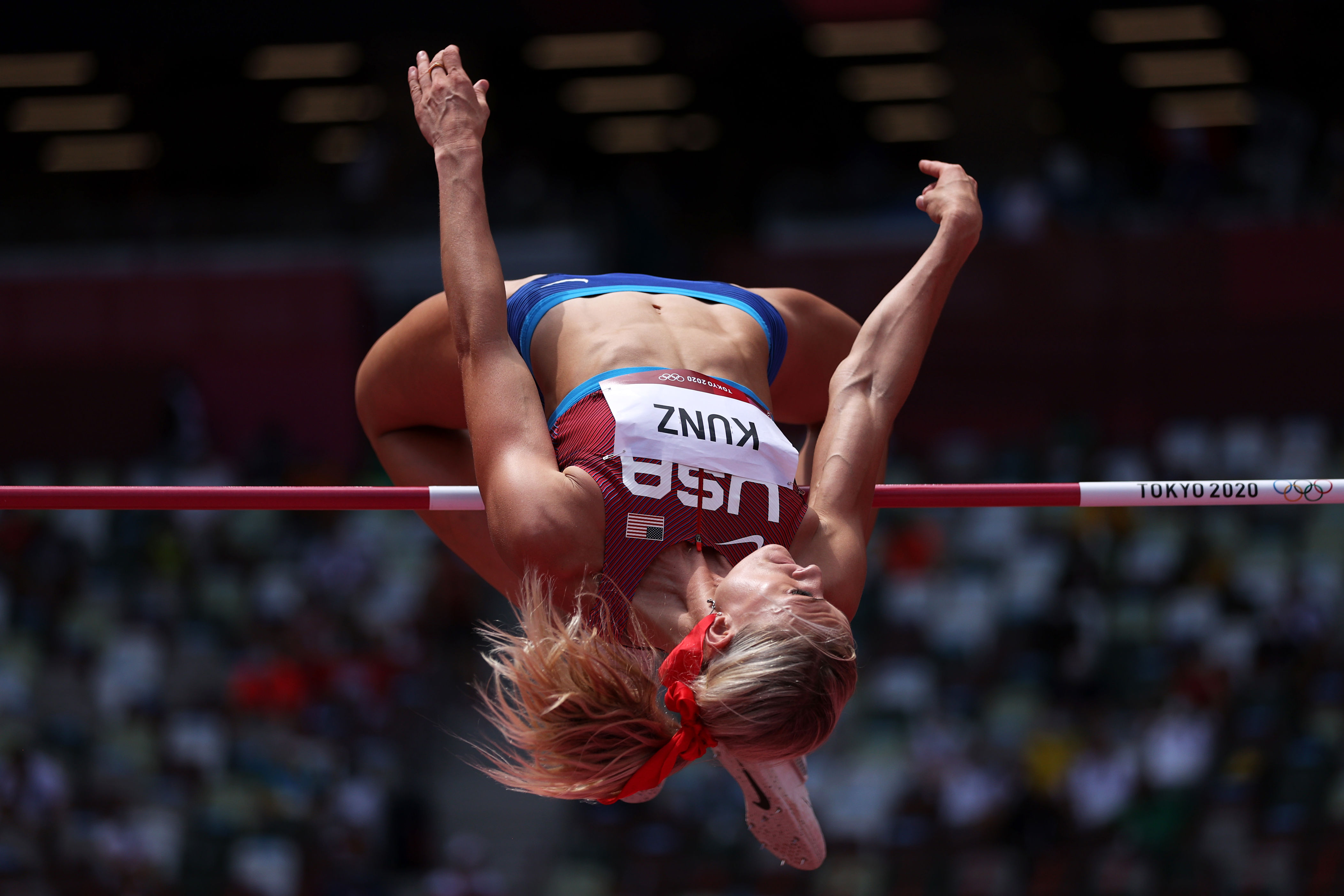 Olympic track and field star Annie Kunz in images