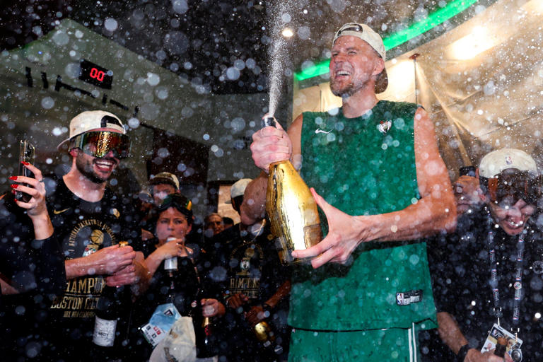 Ready to pop champagne like a Celtics player celebrating a national championship win? There are plenty of places to grab food and drink along the Celtics parade route Friday.