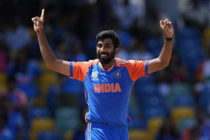 bumrah leads india to 47-run win over afghanistan in super eight at t20 world cup