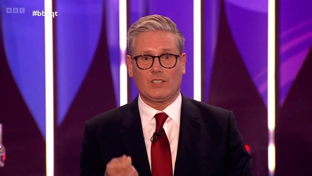 bbc election debate: starmer applauded as he hits out at sunak’s trans joke
