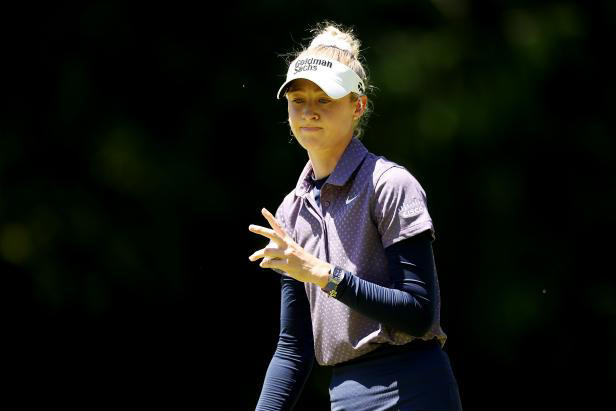 after starting poorly in her last 2 events, nelly korda jumps out quickly in search of second major this year