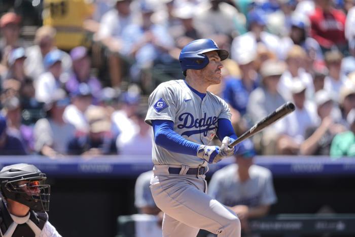 ohtani hits 21st homer, smith and freeman also go deep in dodgers' 5-3 victory over rockies