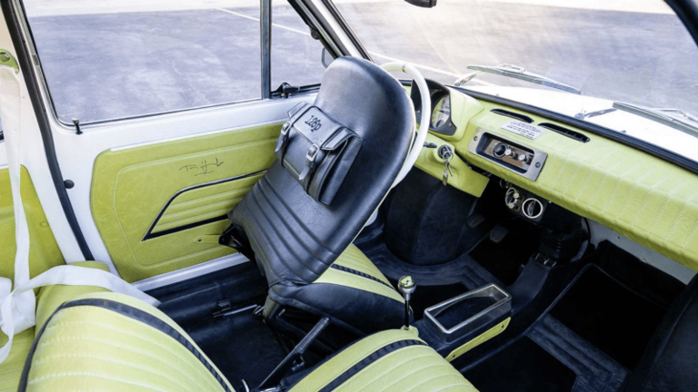 Tom Hanks's Fiat 126 Interior
