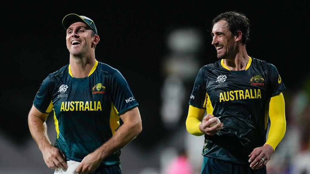 starc in? australia captain mitchell marsh makes blooper at toss vs bangladesh