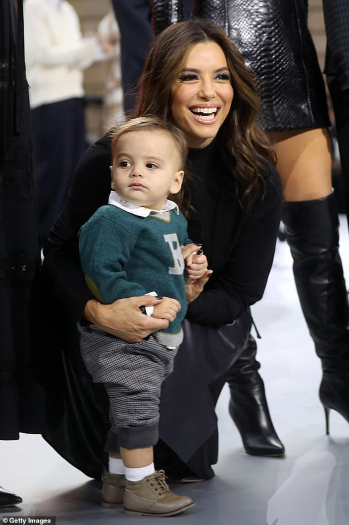eva longoria, 49, reveals she's proud of her 'very cultured' six-year-old son santiago who 'understands and appreciates other cultures'