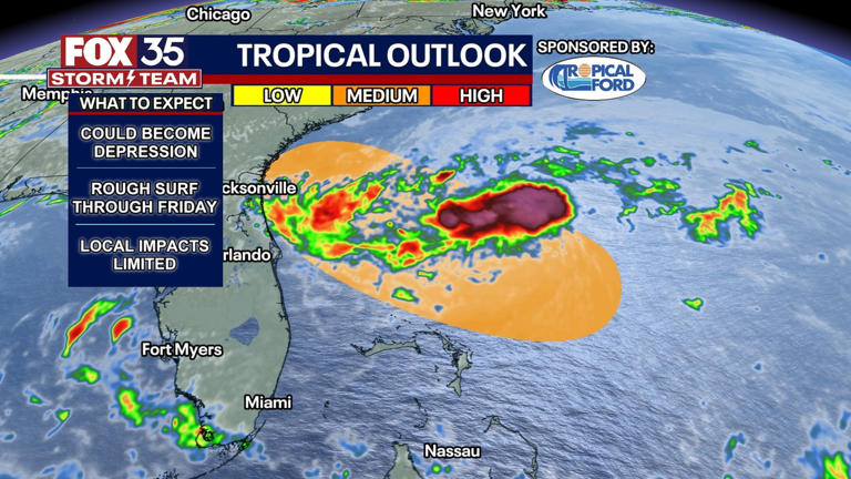 Disturbance off Florida coast could become tropical depression: NHC