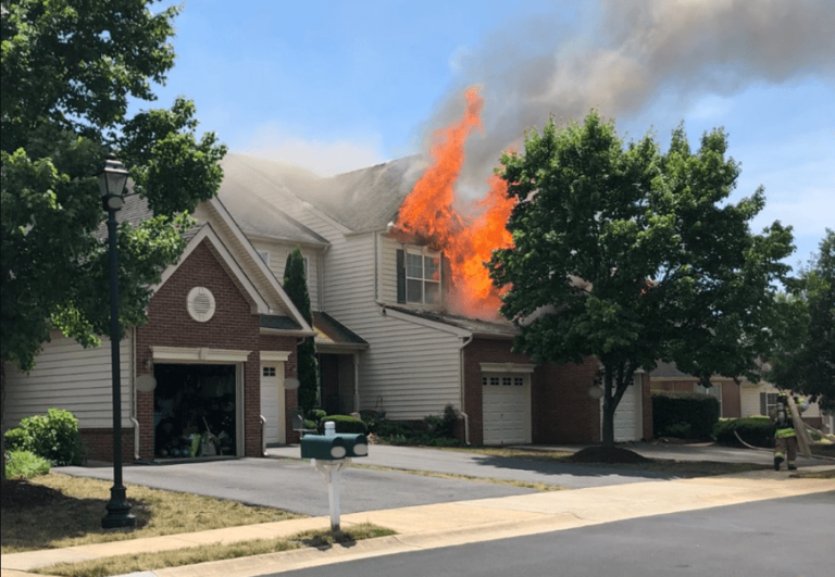 Officials: Lamp Causes House Fire In Ashburn; 1 Dog Rescued