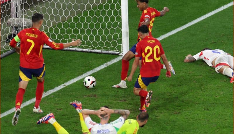 Euro 2024: Spain Edge Past Italy 1-0 With Calafiori Own Goal In ...