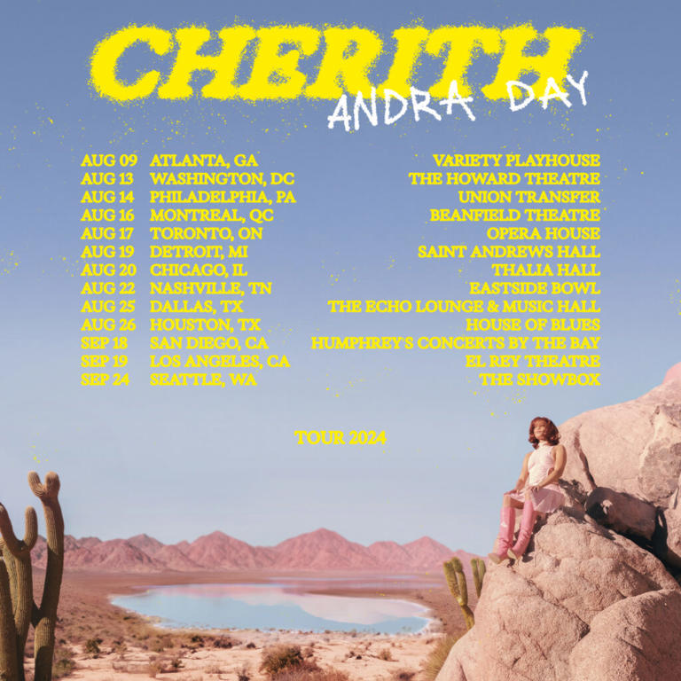 Andra Day Announces 'Cherith Tour' Dates