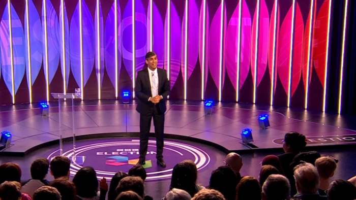 good, bad and ugly for sunak in latest tv election showdown - but he misjudged audience on key issue