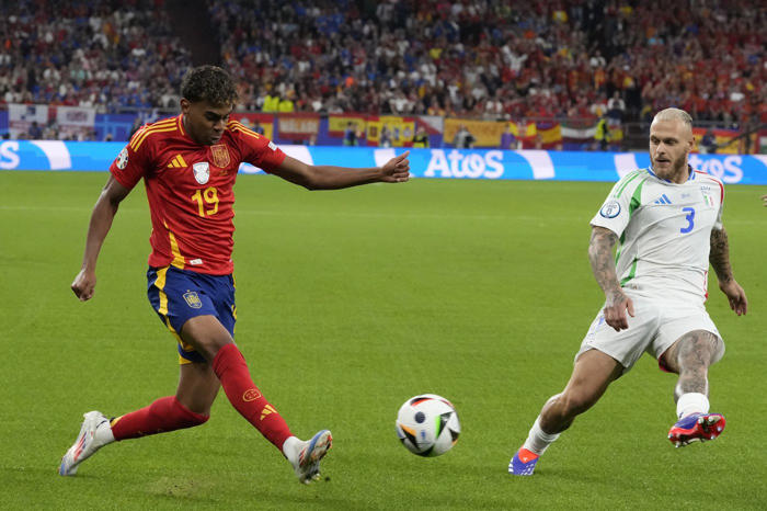 with messi-style dribbling and skills, lamine yamal thrills in latest spain win at euro 2024