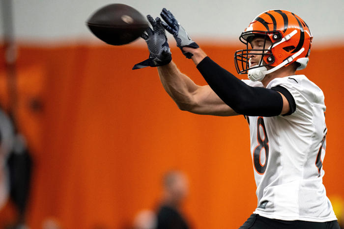look: bengals te mike gesicki appears to have improved his griddy
