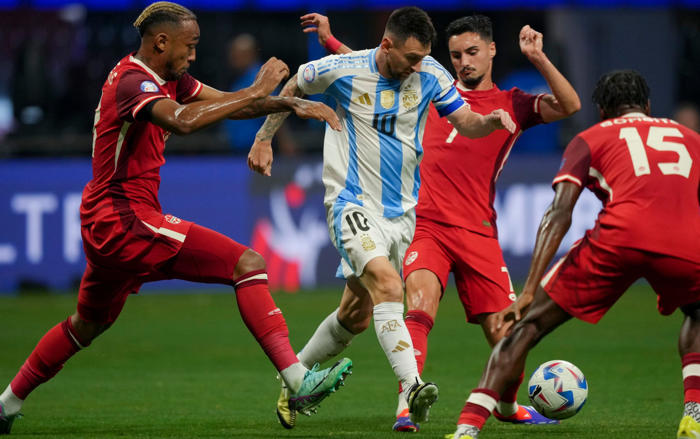 alvarez and messi help argentina to winning start in copa america defence