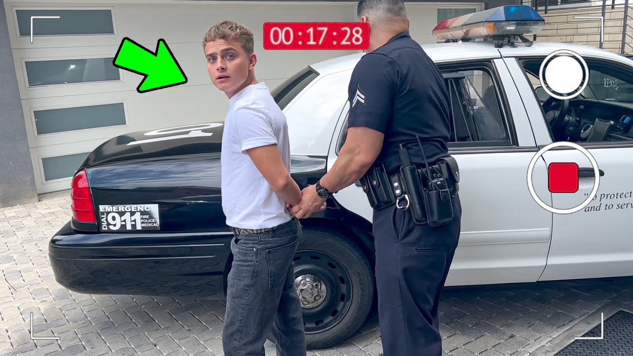 He got arrested...