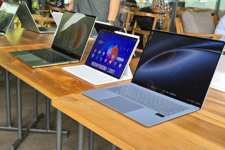 microsoft, huawei hadirkan matebook x & d14 dengan processor intel core ultra