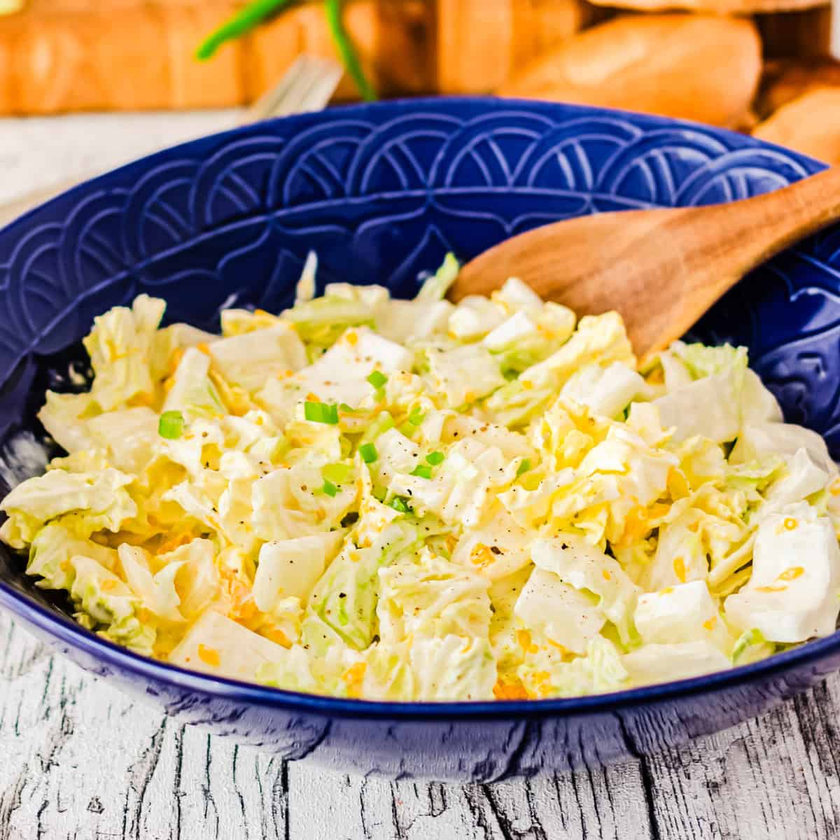Klassischer Chinakohlsalat mit Mandarinen
