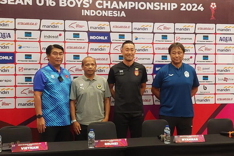 asean cup u-16 2024 - kesan pelatih brunei darussalam soal timnas u-16 indonesia