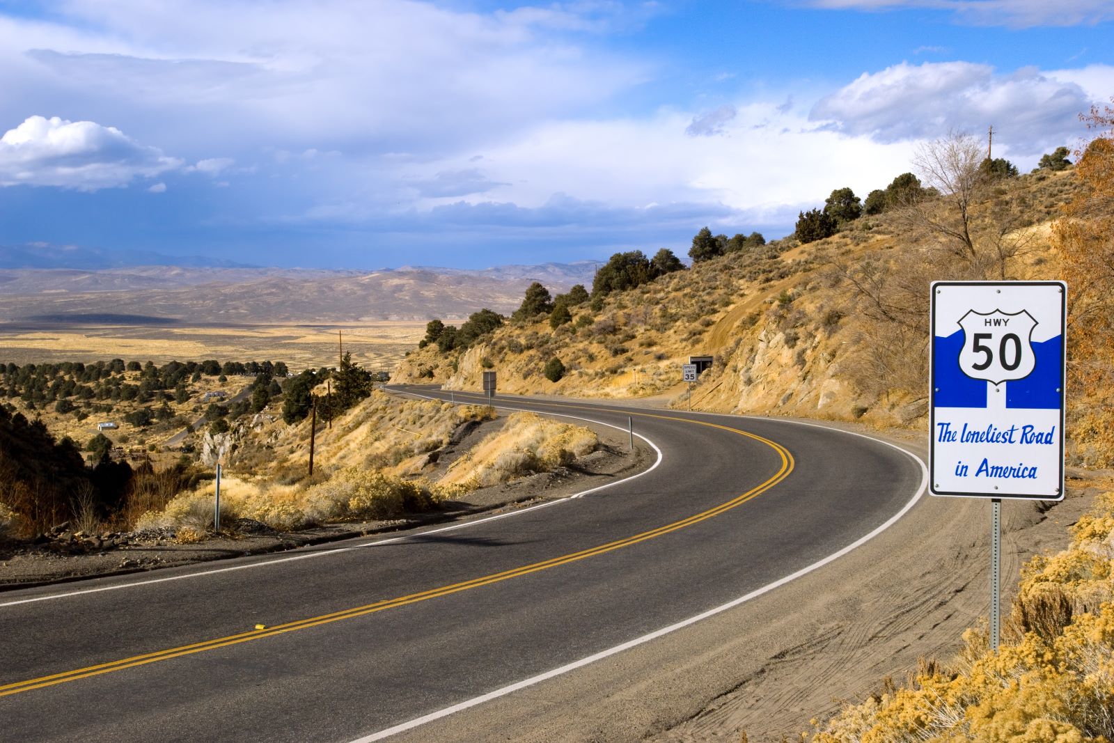 <p class="wp-caption-text">Image Credit: Shutterstock / Natalia Bratslavsky</p>  <p>US Route 50 cuts through the heart of Nevada, offering solitude and stark desert beauty. Perfect for those seeking a quiet, introspective trip.</p>