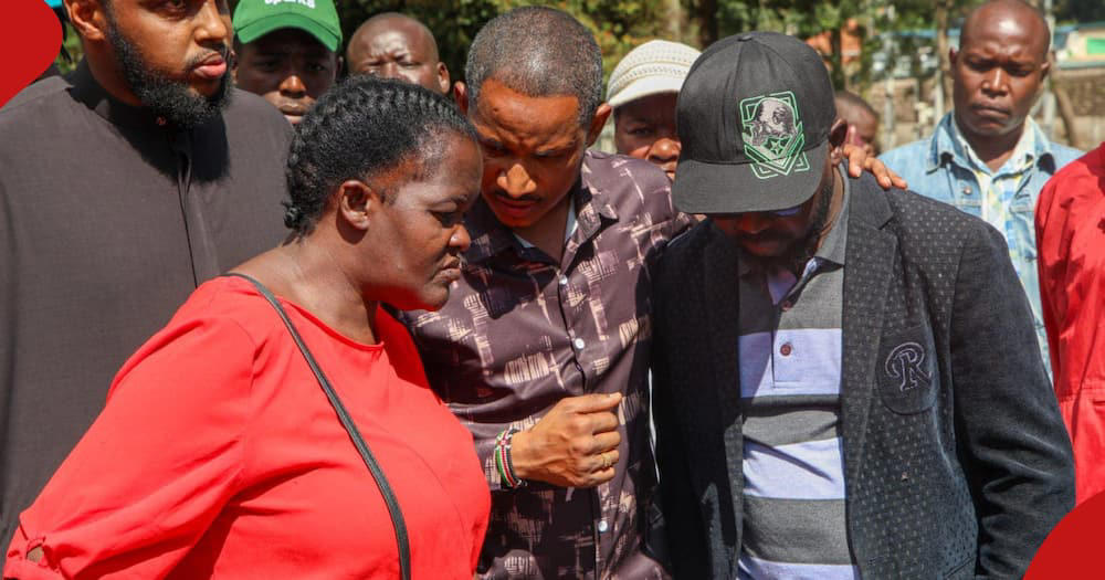 how babu owino helped family of protester shot in nairobi