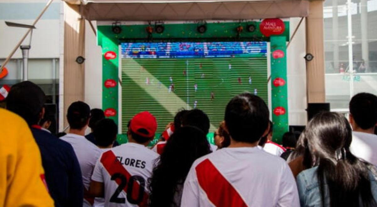 perú vs. chile en pantalla gigante: descubre los centros comerciales que transmitirán el partido gratis