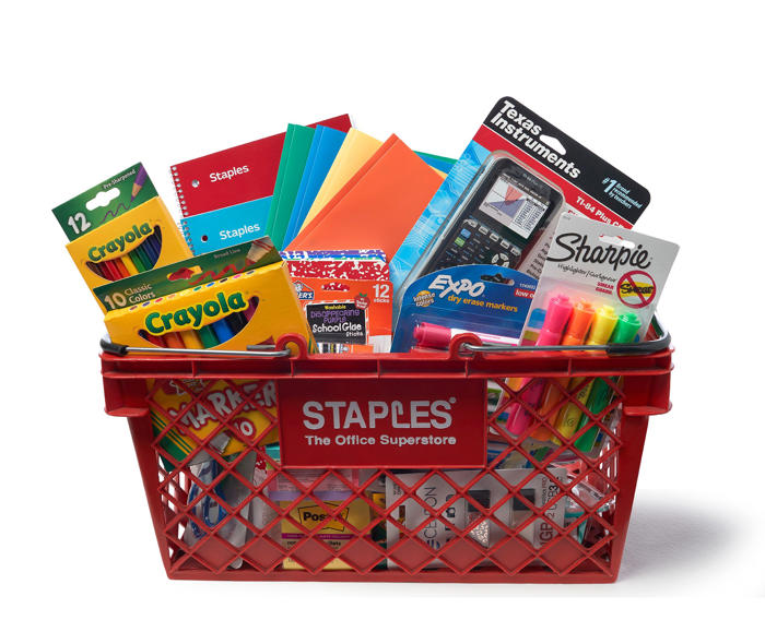 staples introduces free backpack and school supply recycling program: see what items they accept