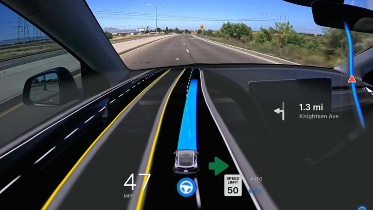Tesla FSD V12.4.1