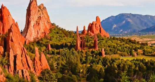 The Cathedral Valley in Garden of the Gods is one of the most visited spots in Colorado Springs.