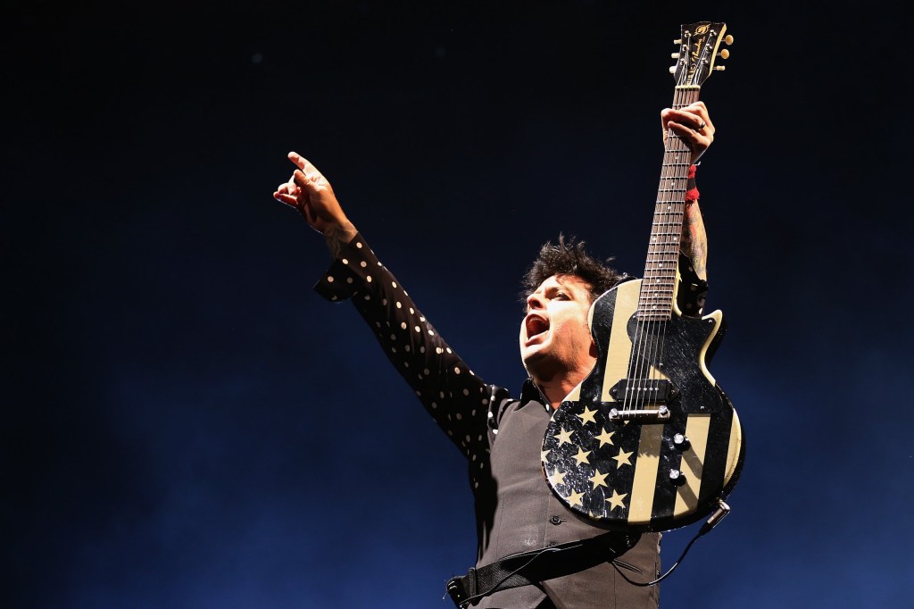 Can you believe Green Day have been going since 1986? No, we can't quite get our heads round it either because it's making us feel old. But we're still scratching our heads as to the origins of the American Idiot rockers' name. Well, according to Radio X it seems the band - consisting of members Billie Joe Armstrong, Tre Cool and Mike Dint - were originally known as Sweet Children, but by 1989 needed to change their name to avoid confusion with another band, Sweet Baby. Hence Green Day, which according to band members is slang in the Bay Area, where they are from, for lying in bed doing nothing all day except smoking cannabis. Armstrong later said in 2001 he thought it was 'the worst band name in the world'. No arguing with how well-known it is, mind (Picture: Getty Images)