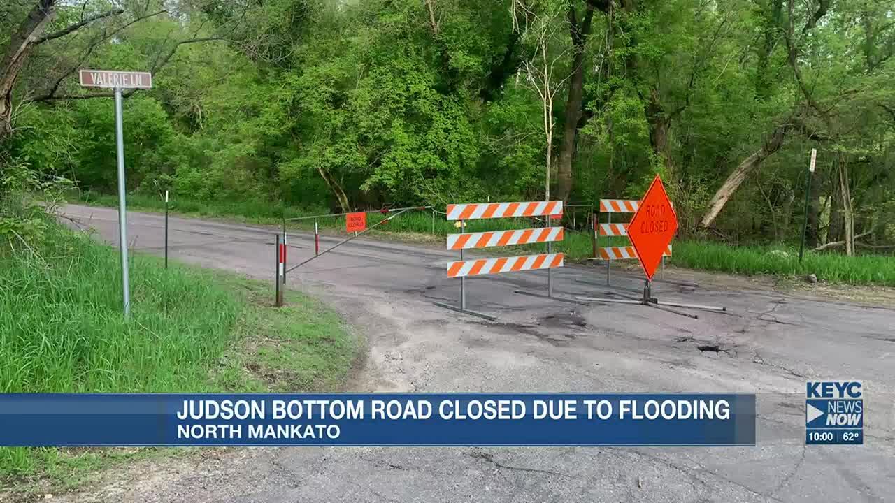 Judson Bottom Road Closes In North Mankato Due To Flooding