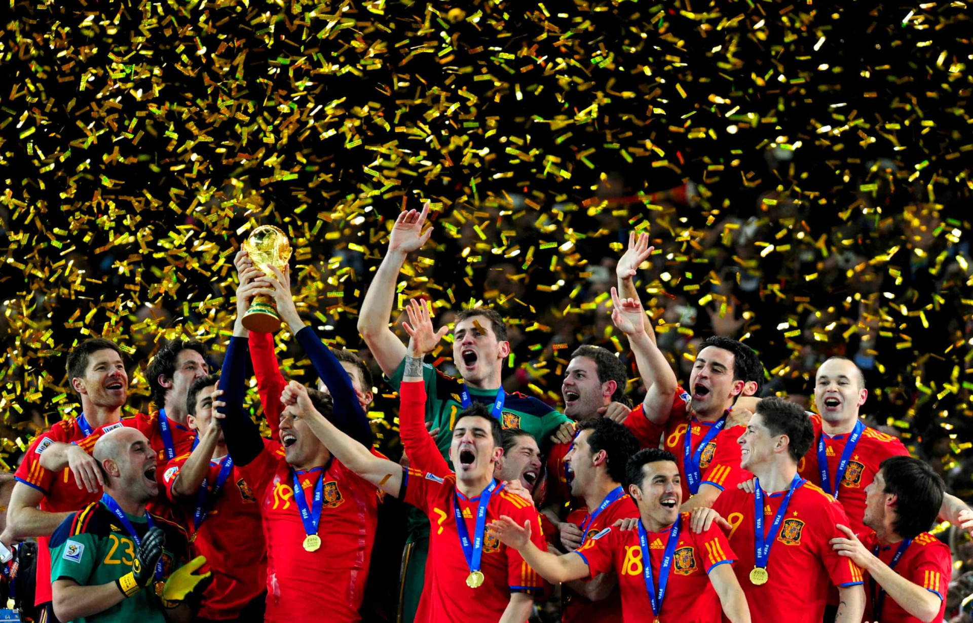 Когда испания была чемпионом европы по футболу. Сборная Испании 2010. Spain World Cup 2010. FIFA World Cup 2010. World Cup 2010 Final.