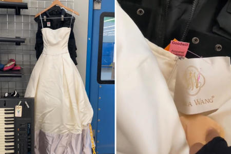 Woman Finds Vera Wang Wedding Dress in Thrift Store—But There