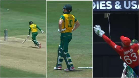 klaasen clueless, miller left baffled as jos buttler produces unbelievable run out; takes incredible diving catch vs sa
