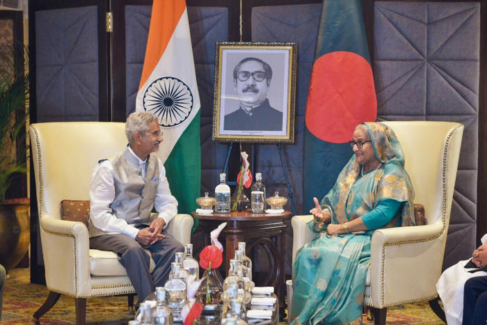 bangladesh pm hasina arrives on two-day state visit to india